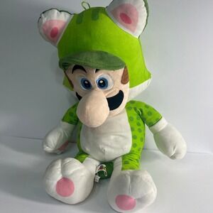 Nintendo Super Mario Cat Luigi 24" Plush Toy